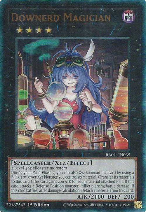 Downerd Magician [RA01-EN035] Prismatic Ultimate Rare | The Time Vault CA