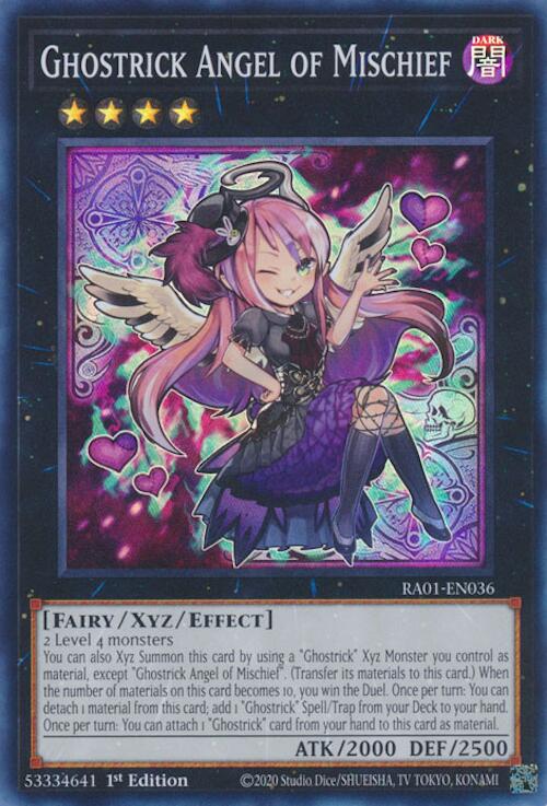 Ghostrick Angel of Mischief [RA01-EN036] Super Rare | The Time Vault CA