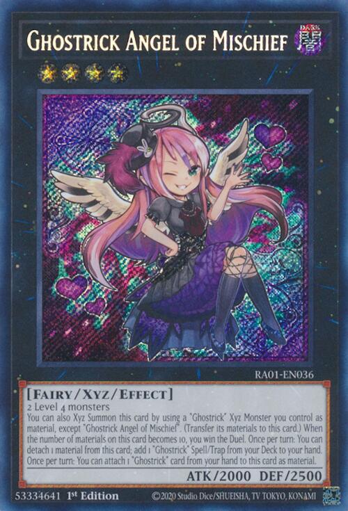 Ghostrick Angel of Mischief [RA01-EN036] Secret Rare | The Time Vault CA