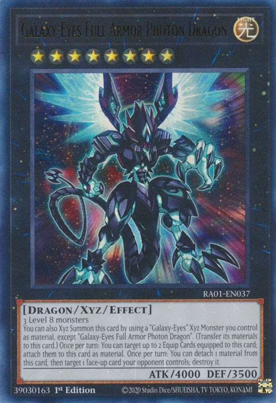 Galaxy-Eyes Full Armor Photon Dragon [RA01-EN037] Ultra Rare | The Time Vault CA