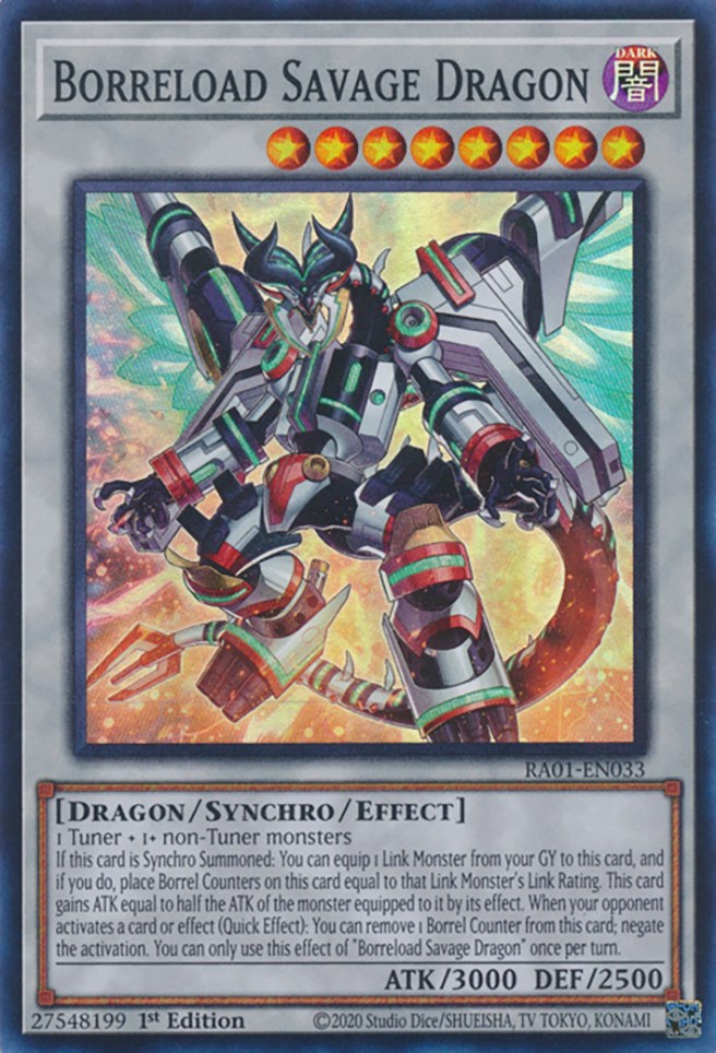 Borreload Savage Dragon [RA01-EN033] Super Rare | The Time Vault CA
