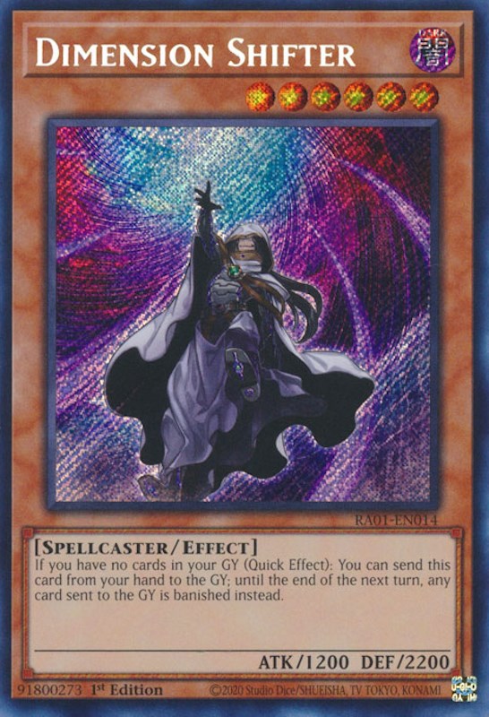 Dimension Shifter [RA01-EN014] Secret Rare | The Time Vault CA