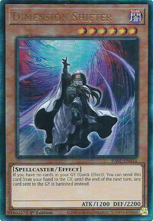 Dimension Shifter [RA01-EN014] Prismatic Ultimate Rare | The Time Vault CA