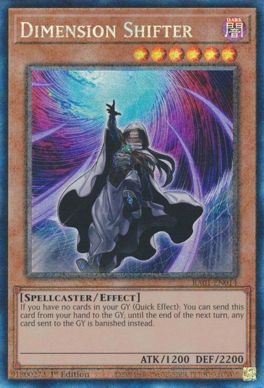 Dimension Shifter [RA01-EN014] Prismatic Collector's Rare | The Time Vault CA