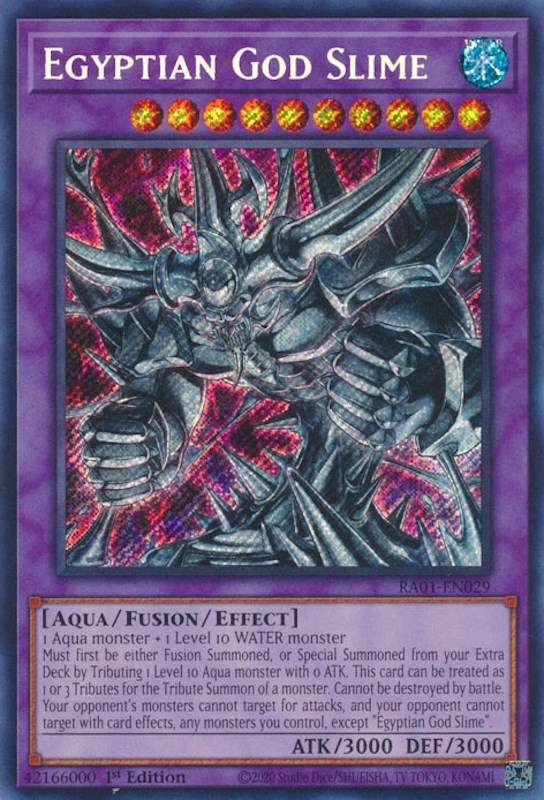 Egyptian God Slime [RA01-EN029] Secret Rare | The Time Vault CA