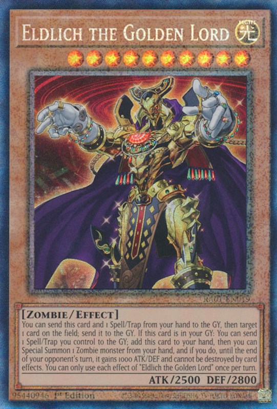 Eldlich the Golden Lord [RA01-EN019] Prismatic Collector's Rare | The Time Vault CA