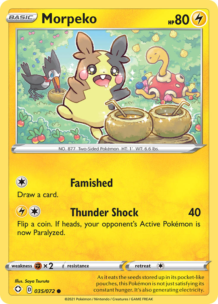 Morpeko (035/072) [Sword & Shield: Shining Fates] | The Time Vault CA