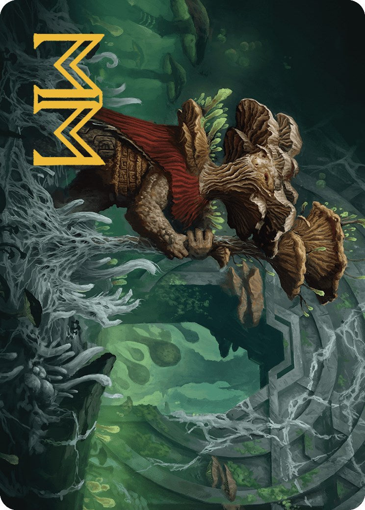 Tendril of the Mycotyrant Art Card (Gold-Stamped Signature) [The Lost Caverns of Ixalan Art Series] | The Time Vault CA