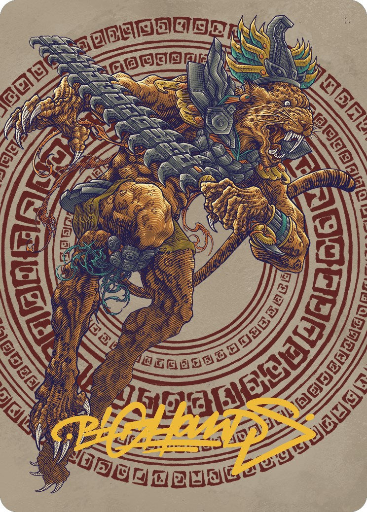 Sovereign Okinec Ahau Art Card (Gold-Stamped Signature) [The Lost Caverns of Ixalan Art Series] | The Time Vault CA