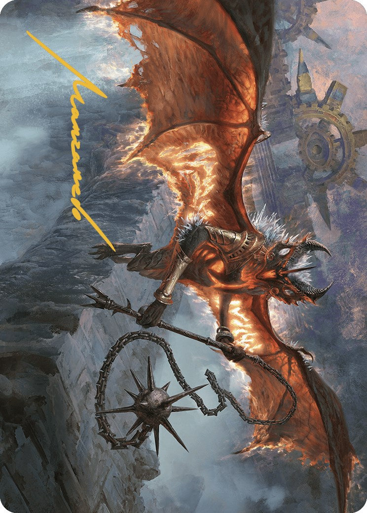 Bloodletter of Aclazotz Art Card (15/81) (Gold-Stamped Signature) [The Lost Caverns of Ixalan Art Series] | The Time Vault CA