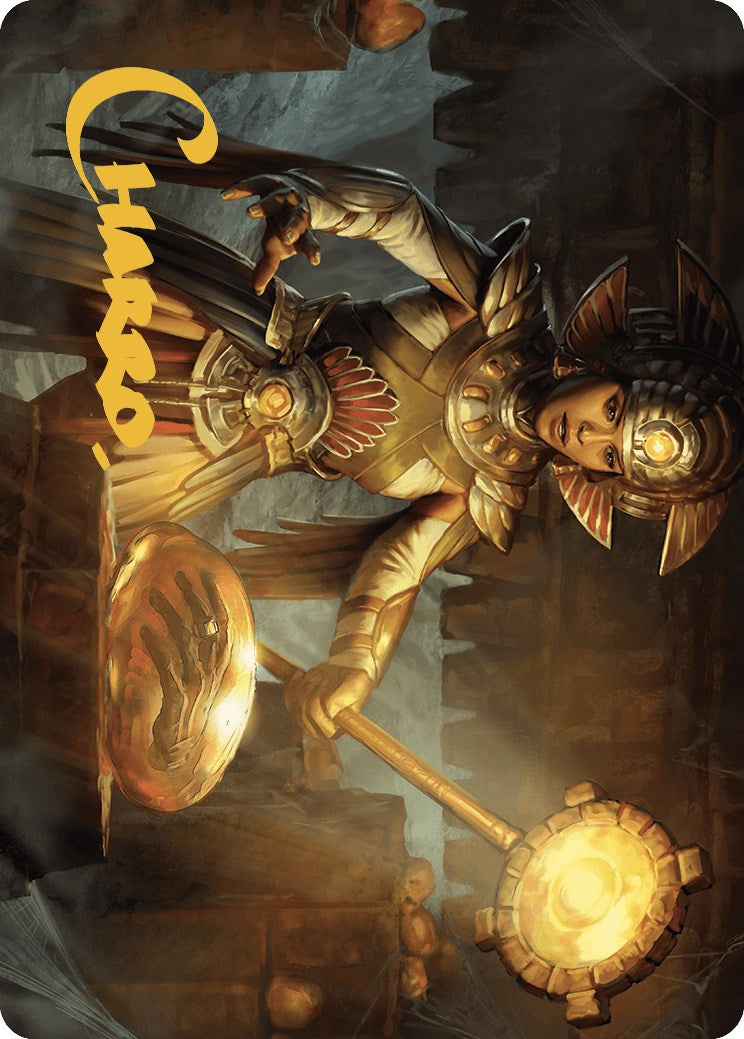 Curator of Sun's Creation Art Card (Gold-Stamped Signature) [The Lost Caverns of Ixalan Art Series] | The Time Vault CA