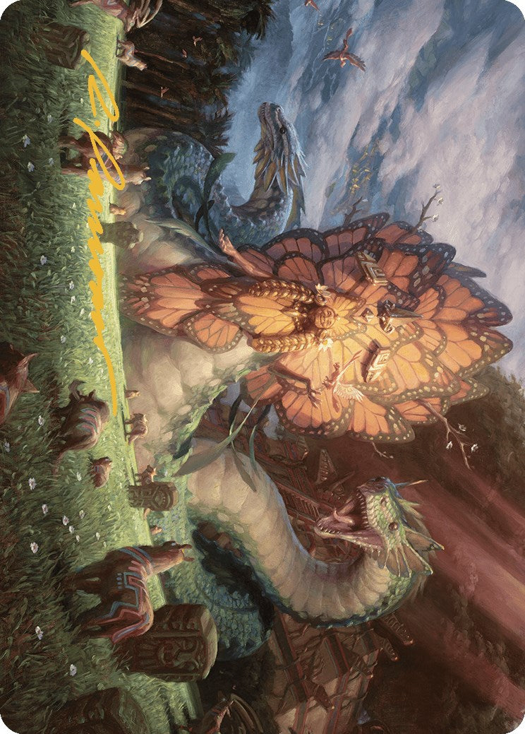 Ojer Kaslem, Deepest Growth Art Card (30/81) (Gold-Stamped Signature) [The Lost Caverns of Ixalan Art Series] | The Time Vault CA