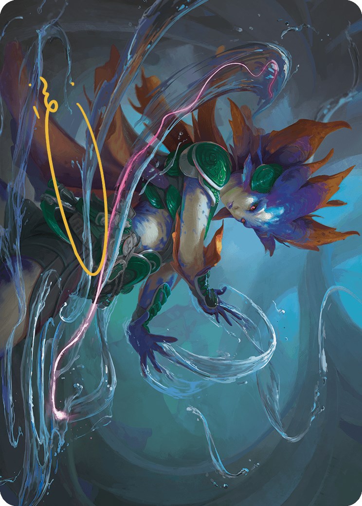 Nicanzil, Current Conductor Art Card (Gold-Stamped Signature) [The Lost Caverns of Ixalan Art Series] | The Time Vault CA