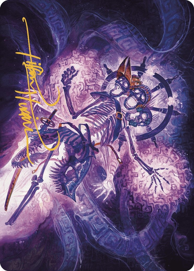 The Grim Captain Art Card (Gold-Stamped Signature) [The Lost Caverns of Ixalan Art Series] | The Time Vault CA