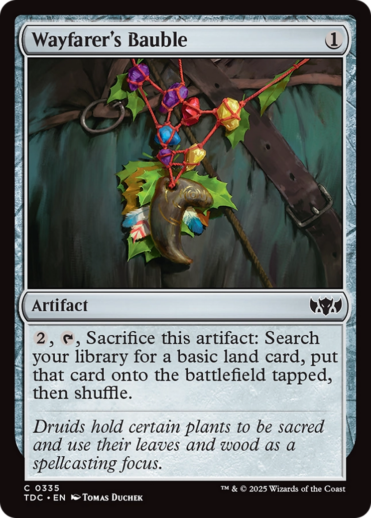 Wayfarer's Bauble [Tarkir: Dragonstorm Commander] | The Time Vault CA