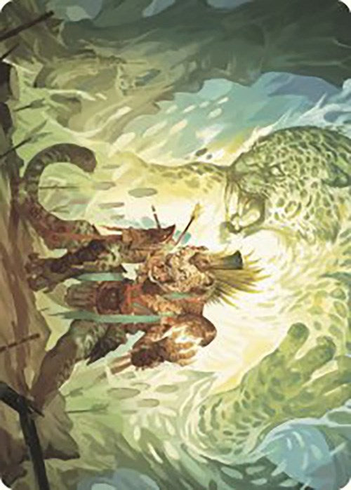 Might of the Ancestors Art Card [The Lost Caverns of Ixalan Art Series] | The Time Vault CA