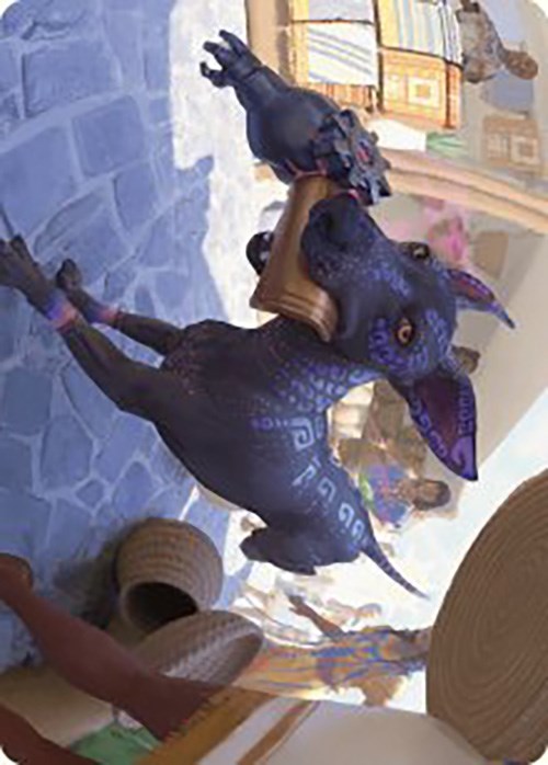 Mischievous Pup Art Card [The Lost Caverns of Ixalan Art Series] | The Time Vault CA
