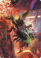 Triumphant Chomp Art Card [The Lost Caverns of Ixalan Art Series] | The Time Vault CA