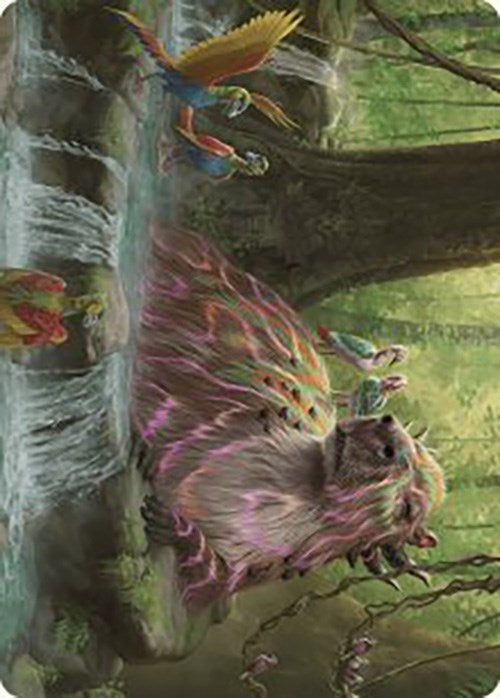 Basking Capybara Art Card [The Lost Caverns of Ixalan Art Series] | The Time Vault CA