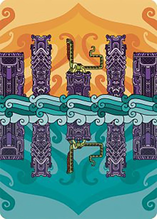 Echoing Deeps Art Card [The Lost Caverns of Ixalan Art Series] | The Time Vault CA