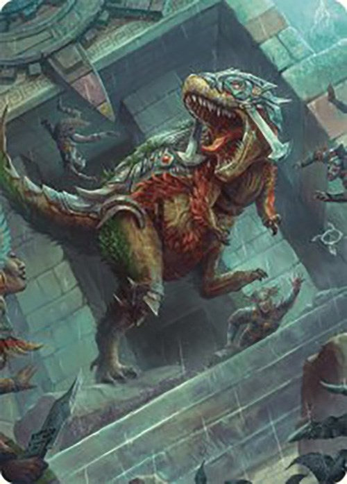 Carnage Tyrant Art Card [The Lost Caverns of Ixalan Art Series] | The Time Vault CA