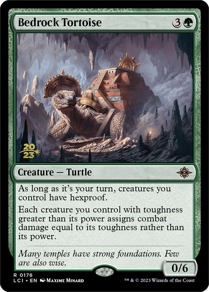 Bedrock Tortoise [The Lost Caverns of Ixalan Prerelease Cards] | The Time Vault CA