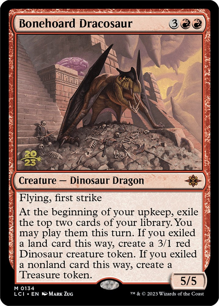 Bonehoard Dracosaur [The Lost Caverns of Ixalan Prerelease Cards] | The Time Vault CA