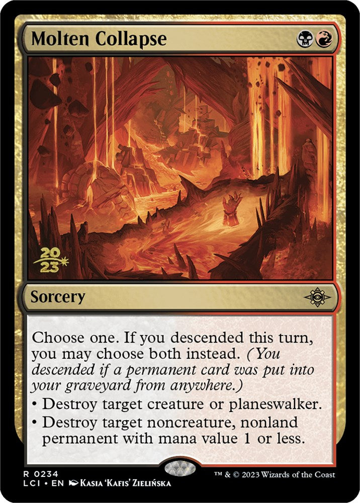 Molten Collapse [The Lost Caverns of Ixalan Prerelease Cards] | The Time Vault CA