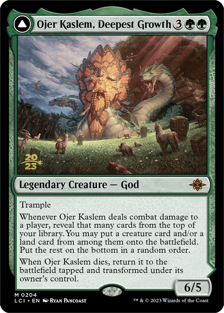 Ojer Kaslem, Deepest Growth // Temple of Cultivation [The Lost Caverns of Ixalan Prerelease Cards] | The Time Vault CA