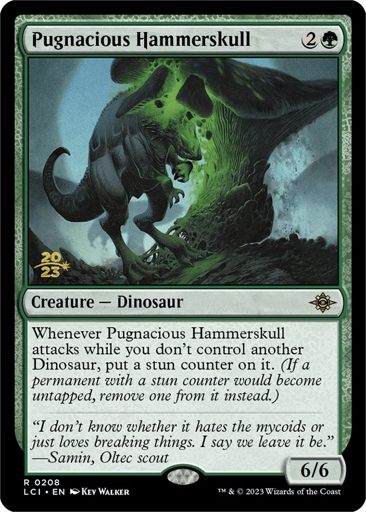 Pugnacious Hammerskull [The Lost Caverns of Ixalan Prerelease Cards] | The Time Vault CA