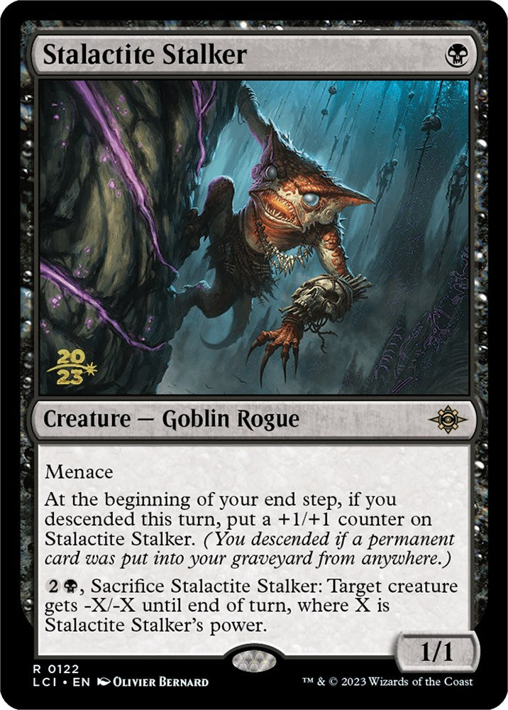 Stalactite Stalker [The Lost Caverns of Ixalan Prerelease Cards] | The Time Vault CA