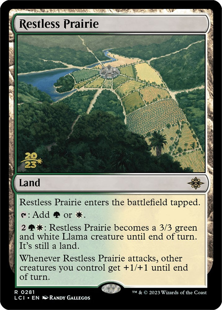 Restless Prairie [The Lost Caverns of Ixalan Prerelease Cards] | The Time Vault CA