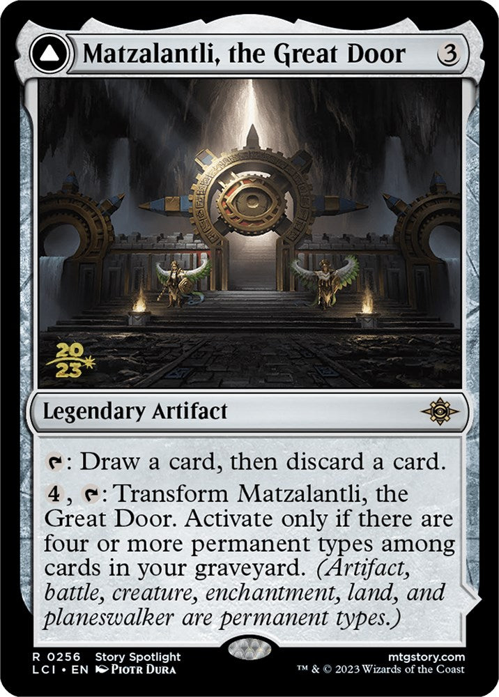 Matzalantli, the Great Door // The Core [The Lost Caverns of Ixalan Prerelease Cards] | The Time Vault CA