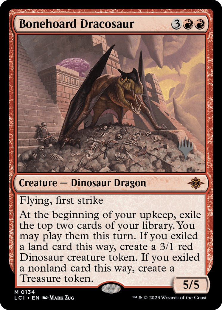 Bonehoard Dracosaur (Promo Pack) [The Lost Caverns of Ixalan Promos] | The Time Vault CA