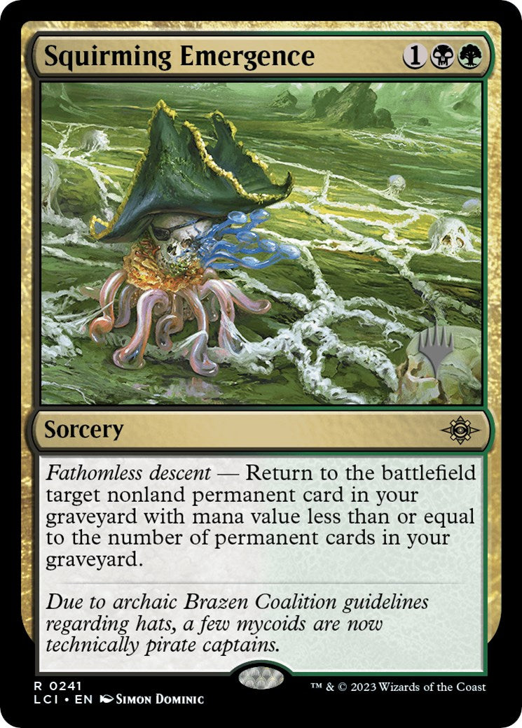 Squirming Emergence (Promo Pack) [The Lost Caverns of Ixalan Promos] | The Time Vault CA
