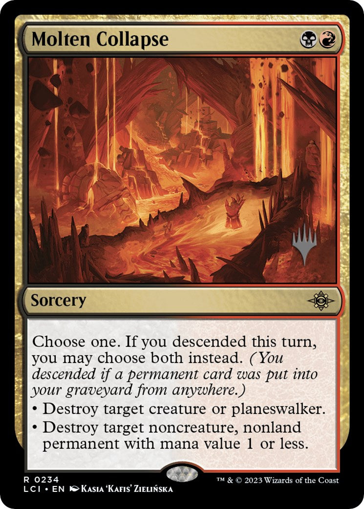 Molten Collapse (Promo Pack) [The Lost Caverns of Ixalan Promos] | The Time Vault CA