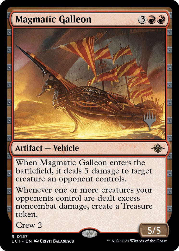 Magmatic Galleon (Promo Pack) [The Lost Caverns of Ixalan Promos] | The Time Vault CA