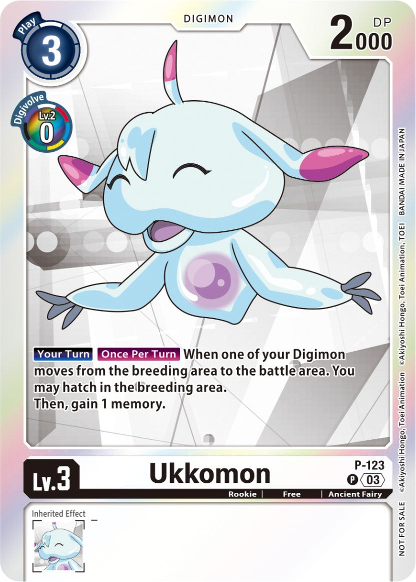 Ukkomon [P-123] (Tamer Party Pack -The Beginning- Ver. 2.0) [Promotional Cards] | The Time Vault CA