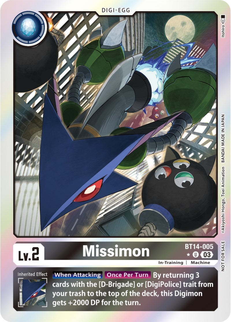 Missimon [BT14-005] (Blast Ace Box Promotion Pack) [Blast Ace] | The Time Vault CA