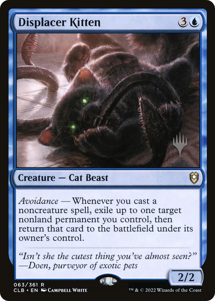 Displacer Kitten (Promo Pack) [The Lost Caverns of Ixalan Promos] | The Time Vault CA