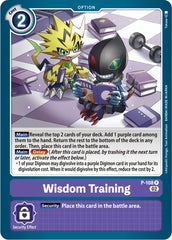 Wisdom Training [P-108] (Blast Ace Box Topper) [Promotional Cards] | The Time Vault CA