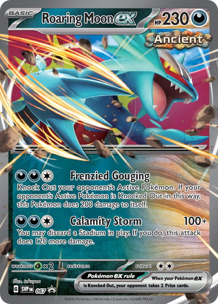 Roaring Moon ex (067) [Scarlet & Violet: Black Star Promos] | The Time Vault CA