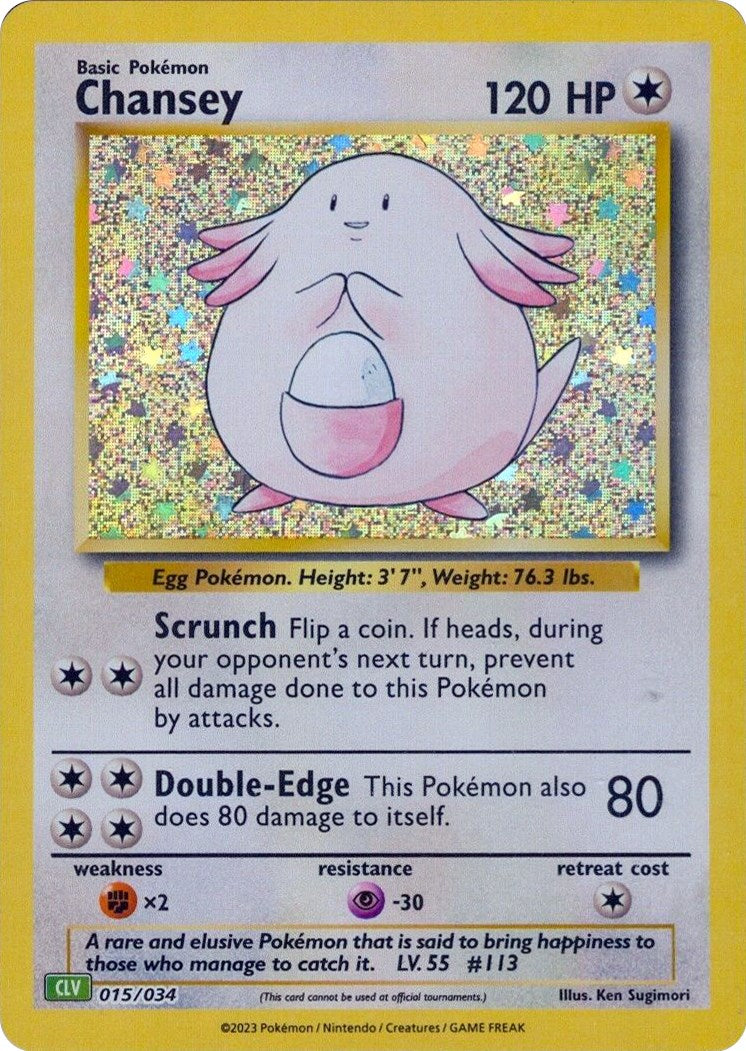 Chansey [Trading Card Game Classic] | The Time Vault CA