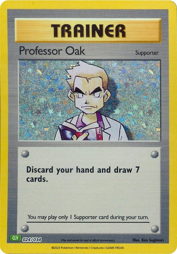 Professor Oak (CLV) [Trading Card Game Classic] | The Time Vault CA