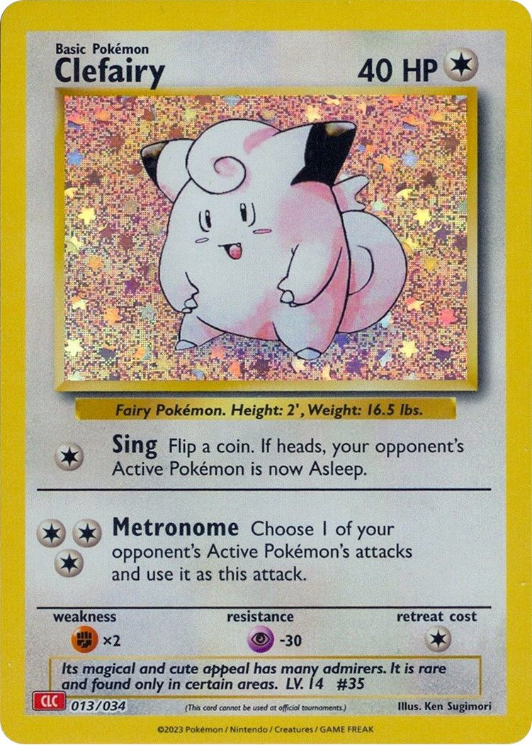 Clefairy [Trading Card Game Classic] | The Time Vault CA