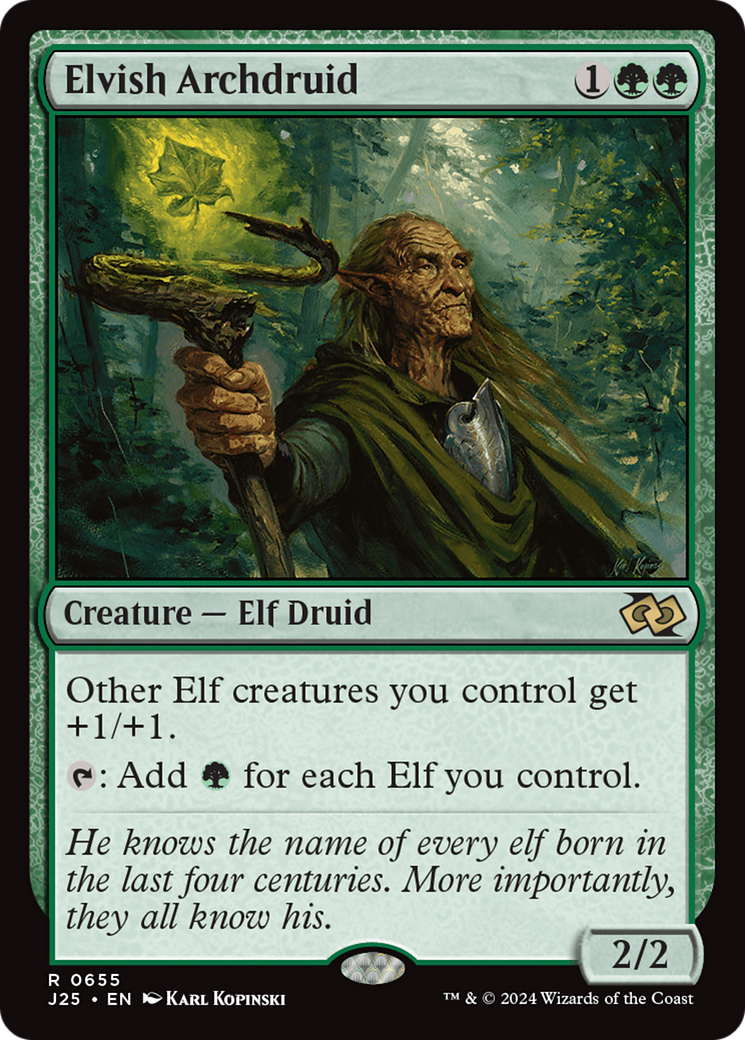 Elvish Archdruid [Foundations Jumpstart] | The Time Vault CA