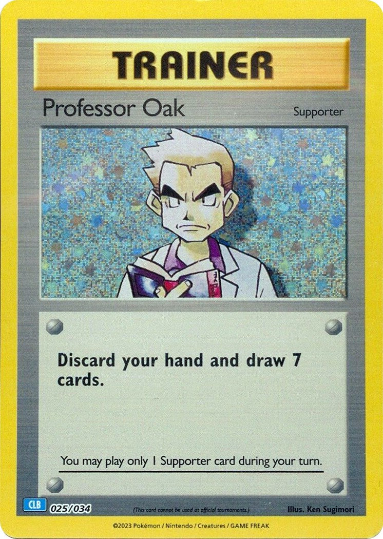 Professor Oak (CLB) [Trading Card Game Classic] | The Time Vault CA