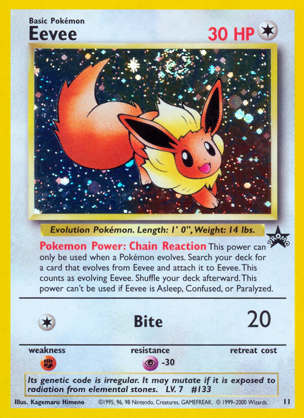 Eevee (11) [Wizards of the Coast: Black Star Promos] | The Time Vault CA