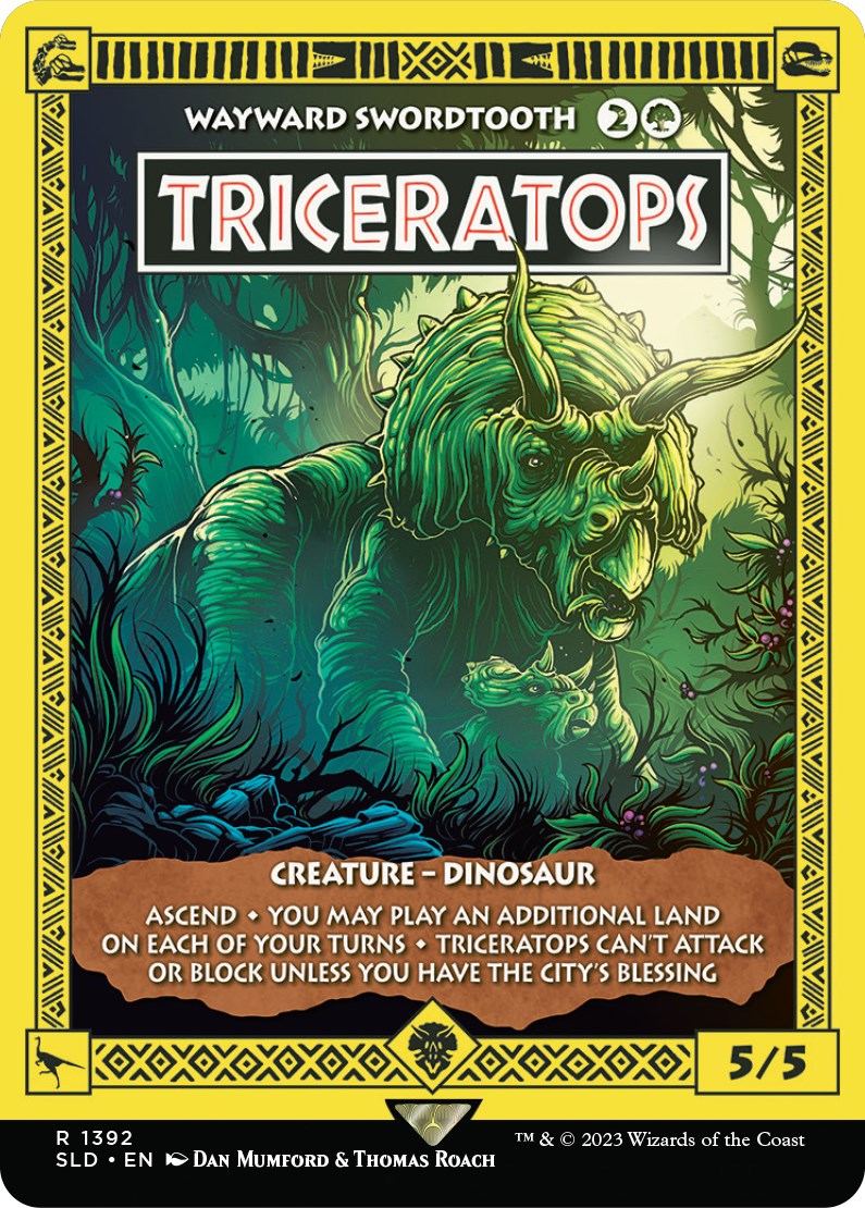 Triceratops - Wayward Swordtooth [Secret Lair Drop Series] | The Time Vault CA