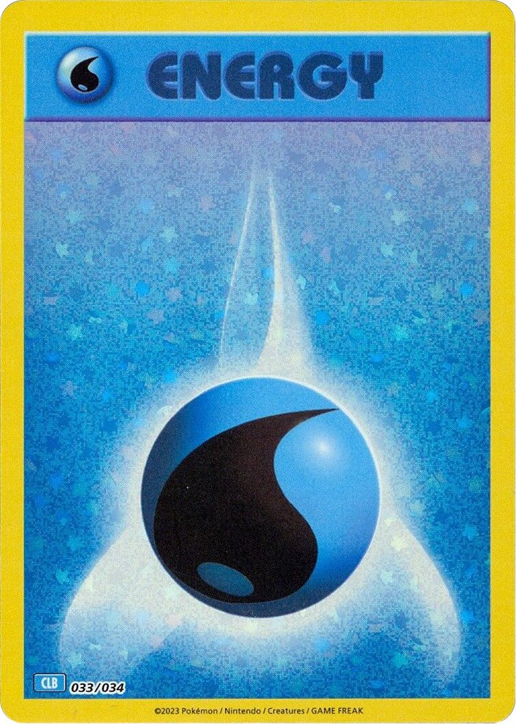 Basic Water Energy [Trading Card Game Classic] | The Time Vault CA